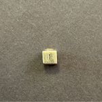 Pandora Authentic Sterling Silver 14K Yellow Gold 790200 I Love You Cube Charm Photo 1