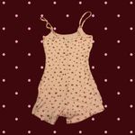 Edikted Pink Strawberry Print Spaghetti Strap Ribbed Romper -  Photo 1
