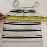 Forever 21 Striped Ribbed Knit Cami Crop Top | Size S | Y2K Minimalist Aesthetic Photo 3