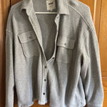 Aerie  Lumber Jane Oversized Waffle Button-Up Photo 0