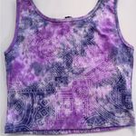 Chaudry KC Purple Tie Die Tank Top Women's Small‎ NWT Photo 1