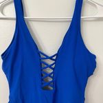 Swimsuit 1 Pc Size Small Blue Color‎ Photo 1