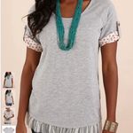 Matilda Jane  Once Upon A Literacy Ruffle Hem Top - size M Photo 1