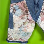 Vintage leí Blue and Pink Floral Bike Shorts Size 6 Photo 4