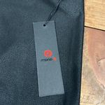 Mono B size small black foil high waist biker shorts discreet phone pouch new Photo 5