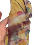 Louise Orop Sheer‎ Cover Up Dress Small Short Sleeve Boho Resort Photo 2