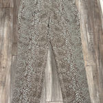 Tory Burch  Cuffed Pants size 8 floral medallion print Photo 0
