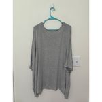 Truly Madly Deeply ‎ Oversized Dolman Top Comfy Casual Gray M-L Photo 3