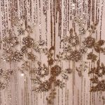 Jovani Designer Rose Gold Formal Sequined Dress NWT Photo 12