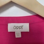 ODDY Plus Pink Blouse Size 2xl 3xl Ruffle Sleeve Button Up Oversized Preppy Rave Photo 5