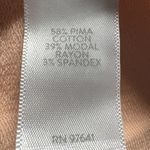 Pure Jill Everyday Relaxed Fit Long Sleeve Pockets Comfy Casual Top Peach M Pima Pink Size M Photo 3