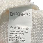 None Sherpa Turtleneck Pullover Sweater Cream Large‎ Photo 6