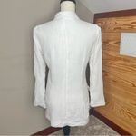 l*space L* Bianca Blazer Jacket Cream White 6 Double Breasted Muslin Cotton Photo 2