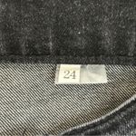 Free People We The Free Black Wash High Rise Button Size 26 Photo 5