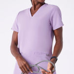 FIGS Casma Three-Pocket V-Neck Medical Scrub Top Lavender Dew Limited Edition M Photo 0