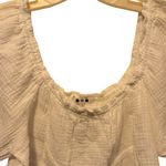 Three Dots  Cotton Gauze White Top nwt Photo 1