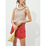 Free People  We the Free Danni Jean Shorts in Hot Shot Red, NWT, size: XL Photo 9