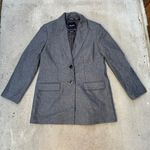 Madewell The Bedford Oversized Blazer in Gray Women's Size 2 Photo 5