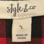 Style & Co  Women's Sherpa Lined Collar Denim Jacket Blue Size L Casual Photo 6