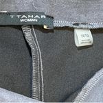 T Tahari  Faux Suede Crop Leggings Photo 4