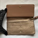 None Beige Wristlet Clutch EUC Photo 2