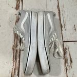 Vans SUEDE AND CANVAS LIGHT GREY AND WHITE SKATE SHOES Photo 1