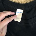 Gildan  Black and Orange Basic Witch Tee cotton Halloween tee large Photo 3