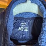 Aerie NWT Dream Sherpa Quarter Zip Sweatshirt Marbled Blue Size XL Photo 7