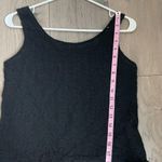 Vintage eyelet black tank top y2k Size M Photo 1