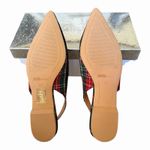 Matiko Lori Slingback Pointed Toe Shoes Green Tartan Plaid NWB Size 37 Photo 8