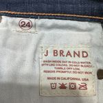 J Brand  The Pencil Leg Jeans Mid Rise Dark Blue Denim Pants Womens Size 24 Photo 5