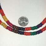 Forever 21 Colorful Wooden Beaded Boho Necklace Photo 4