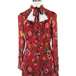 Alexis Morgana Ruffle-Tiered Floral Print Mini Dress Sz Small Photo 3