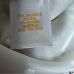 Kate Spade Metallic Gold/Black Tweed Three Button Blazer Jacket Size Small Photo 9