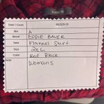 Eddie Bauer Womens Flannel Shirt Size 2XL Red Plaid Classic Cozy Grunge Photo 10