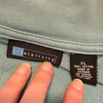 Relativity  Zip Up Sweatshirt Jacket Women’s Size XL Blue Cotton Photo 3
