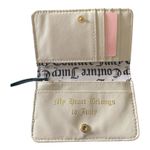 Juicy Couture NWT--BLACK FOLD WALLET Black snap closure wallet, inside is printed “My heart belongs to Juicy” has card slots and a zip pocket, brand new Photo 3