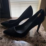 Calvin Klein  Black Suede with patent leather trim Heels Never worn! Photo 1