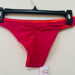 PilyQ  Fuchsia and Neon Orange Reversible Bikini Bottom Size S Photo 0
