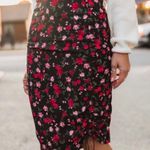 For Love & Lemons NWOT  Molly Skirt Floral Rose Ruched Photo 3