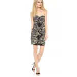 Veronica Beard  Yellow Black Strapless Dress Size 4 NEW without tags Photo 1