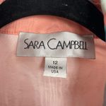 Sara Campbell Women's Rare Floral Print Belted Button Front Midi Shirt Dress 12 Pink Photo 5