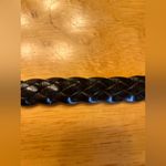 The Limited  Black Braided Leather Belt vintage size M coastal cowgirl Photo 6