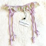 For Love & Lemons NWT  Lilac Rose Lace Hook Garter Belt - XXS Photo 1