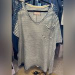 Free People NWOT  We The Free True Blue Tee - indigo navy blue - small Photo 6