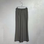 Funyyzo Gray High Waist Wide Leg Slacks Sz M Size M Photo 1