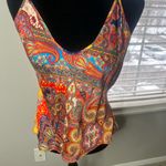 L'Agence L’AGENCE LEXI camisole in multi paisley scarf small $150 NWOT Photo 14
