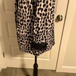 Angashion | Animal print silky blazer with pockets Photo 5