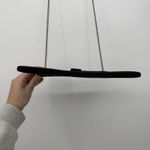 Saks 5th Avenue Saks Fifth Avenue Vintage Black Clutch Thin Bag Shoulder Bag Gold Tone Photo 5