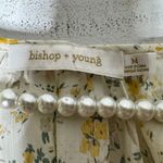 Bishop and Young Bishop Young Menorca Blouse Cream Yellow Floral Medium‎ Photo 2